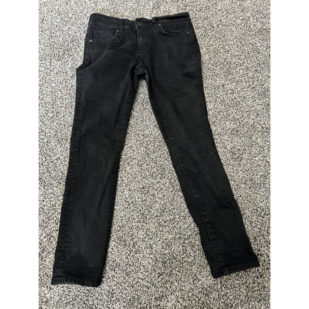 LOFT black denim modern skinny jeans 4